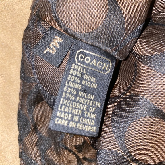 Coach wool tan bucket hat size M/L - Picture 3 of 4